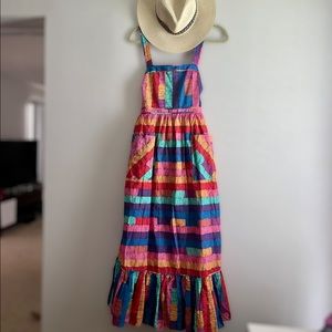 Farm Rio Soleil Embroidered Maxi Dress NWT Large